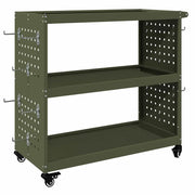 Carrello per Attrezzi con ruota Verde oliva 75 x 35 x 73 cm CFW8542374