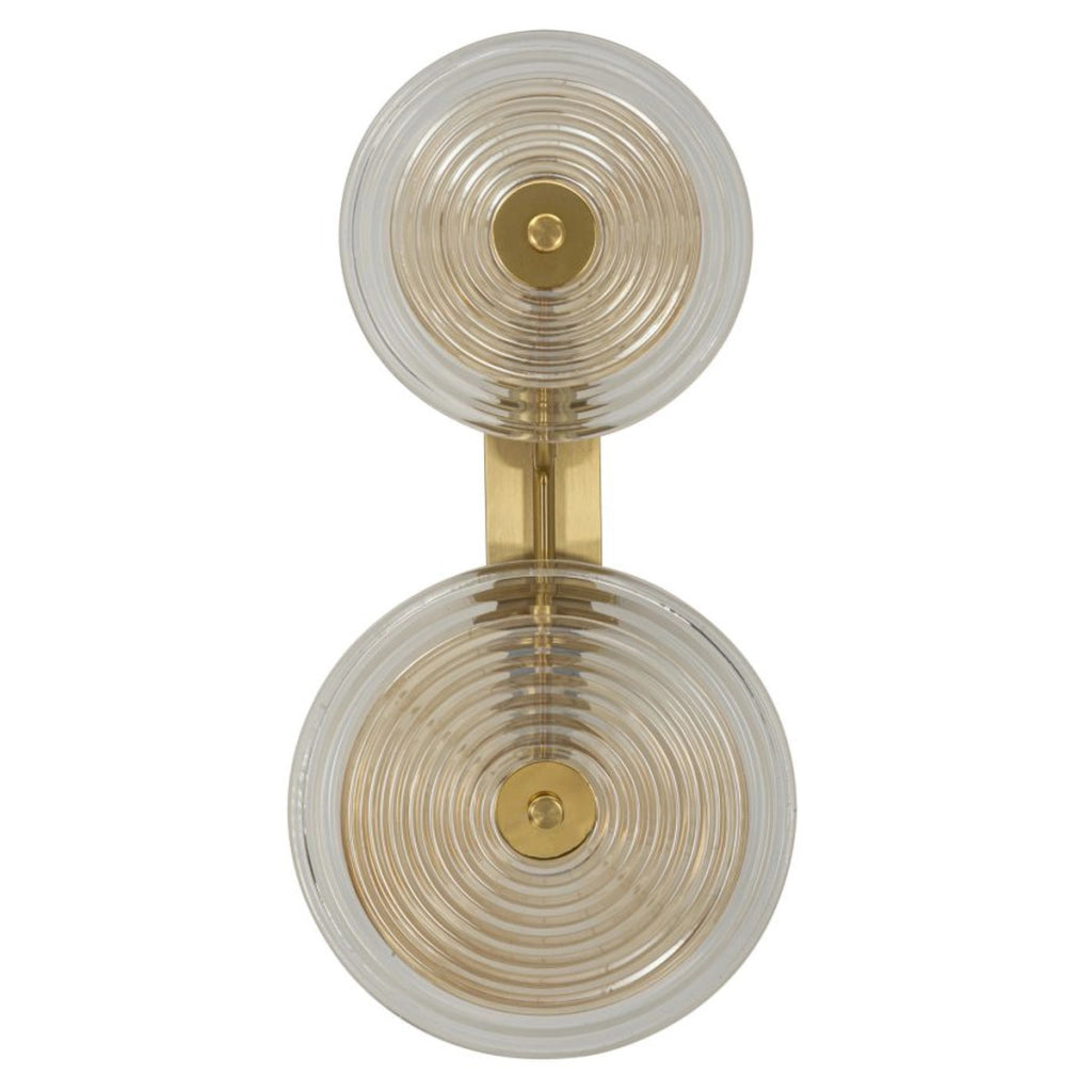 Lampada a Parete VKH60, Oro, Metallo, 25x10x52 cm