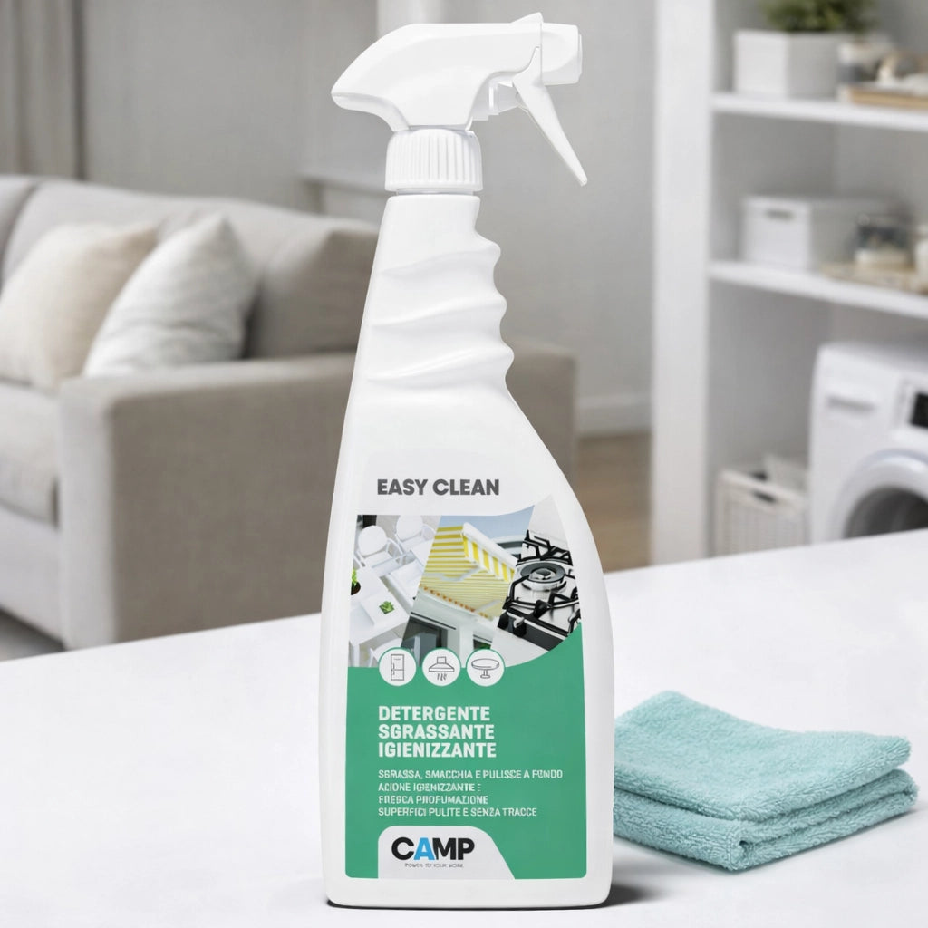 Kit 6 easy clean da 750 ml detergente sgrassante igienizzante universale