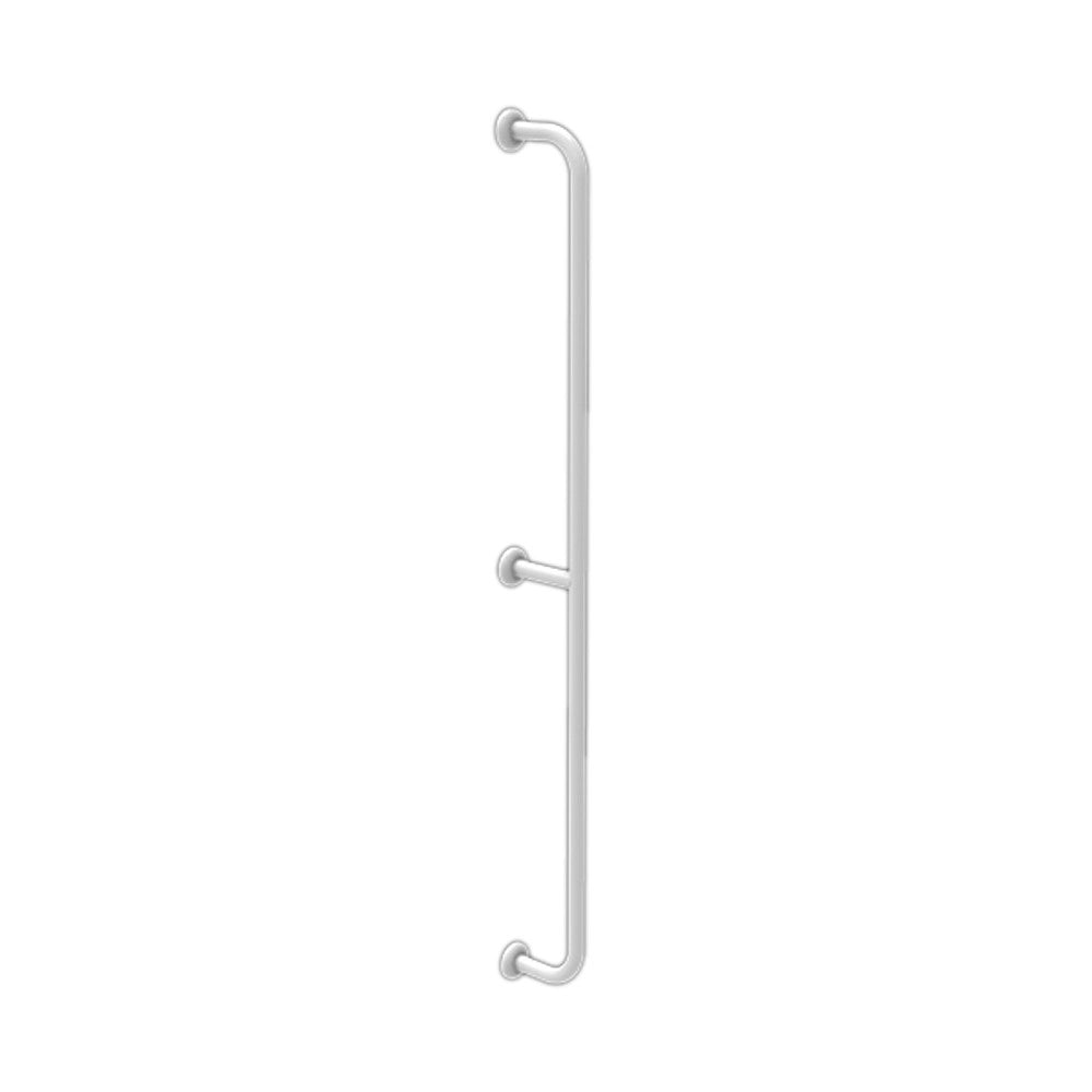 Corrimano verticale con fissaggio a parete cm 160, rivestimento in nylon