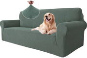 Banchi Estensibili - Resistente ai Graffi - Mobili Universali - Copertoni di Divano Elastici - Verde Chloro - Materiali di Alta Qualità