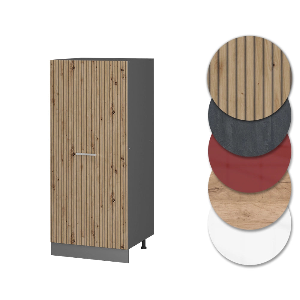 Mobile cucina dispensa R-Line Rovere artigianale/Antracite 60 cm Vicco