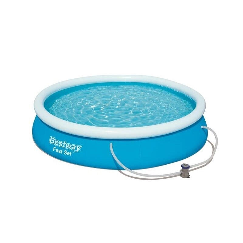 PISCINA GONFIABILE 366 X 76 CM FUORI TERRA CON POMPA FILTRO E TELO DI COPERTURA