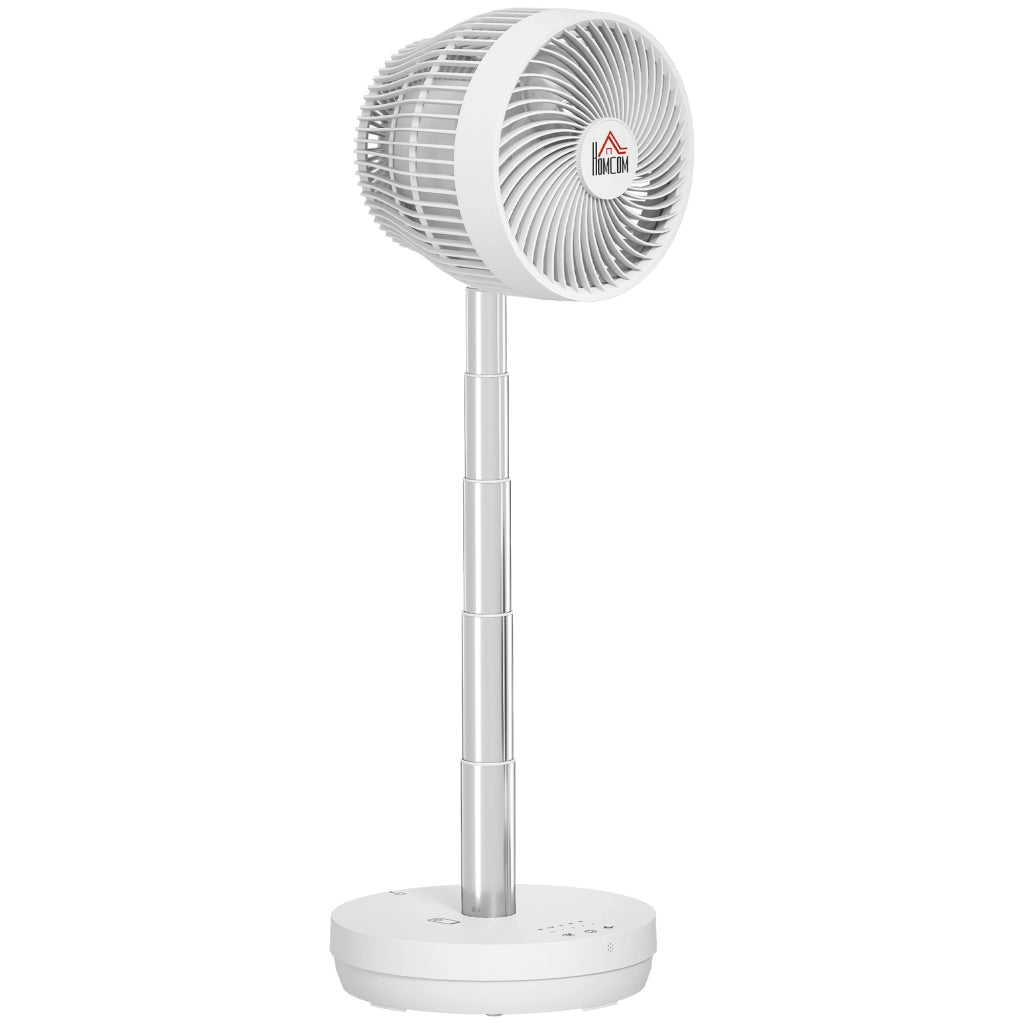 Ventilatore da Scrivania con Telecomando e Batteria Ricaricabile USB, Regolabile in Altezza e Inclinazione, Bianco ¨C zephmum ¨C 30x20x15