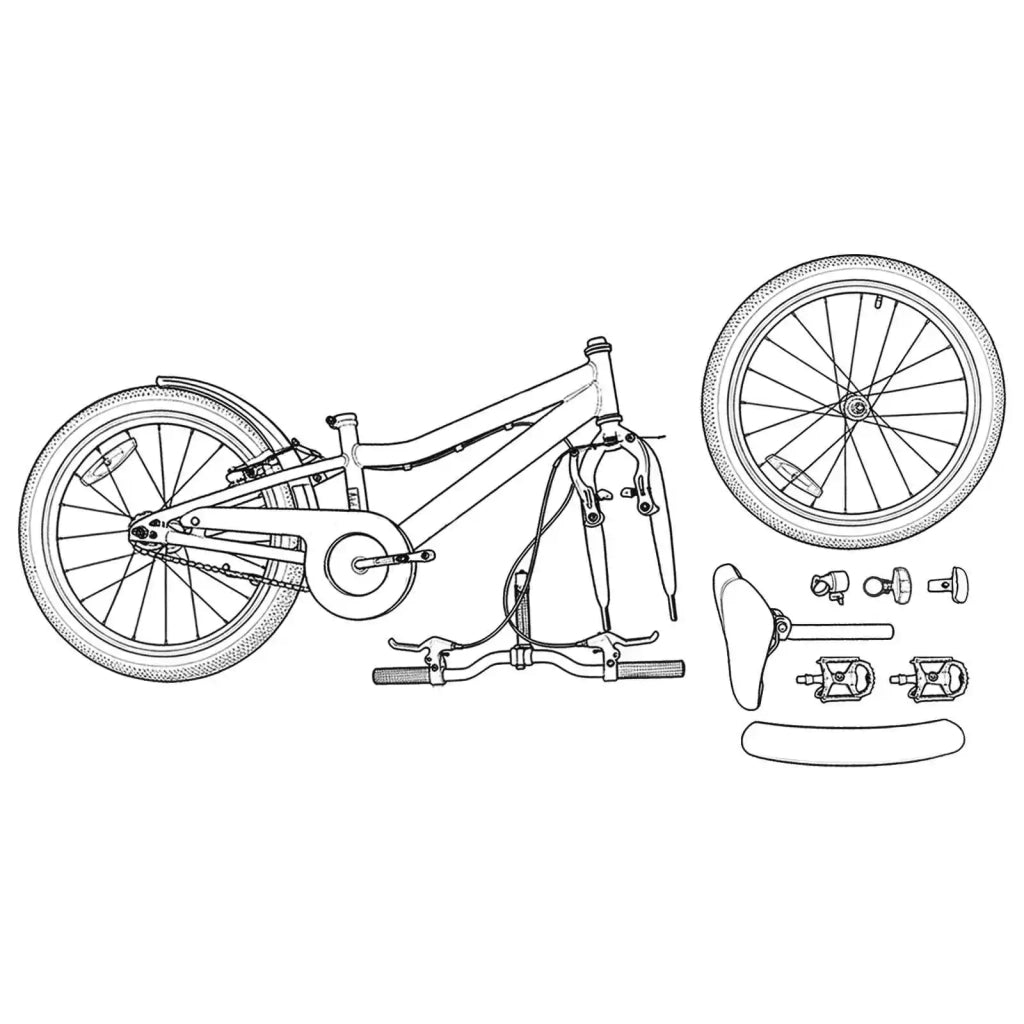 Bicicletta per Bambini 18 Pollici per bambini dai 5 ai 7 anni 42009376