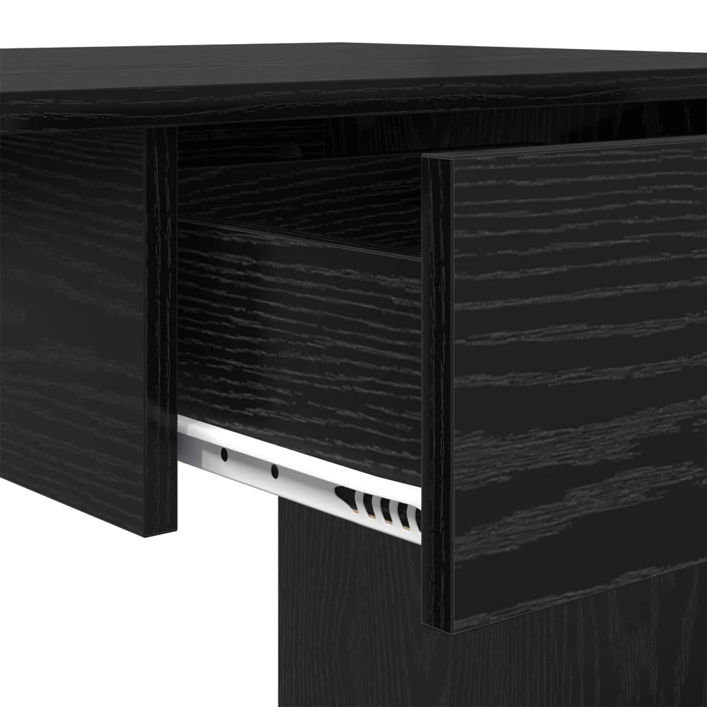 Scrivania Rovere Nero 100 x 50 x 76 cm Legno multistrato 875250