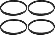 Set di 4 cinghie in gomma per aspirapolvere - Omtrek 236 mm Larghezza 6 mm - Cinghia di ricambio per NV500 NV501 NV502 NV503 NV500W NV505