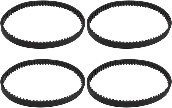 Set di 4 cinghie in gomma per aspirapolvere - Omtrek 236 mm Larghezza 6 mm - Cinghia di ricambio per NV500 NV501 NV502 NV503 NV500W NV505