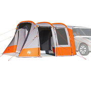 Tenda da Campeggio per Auto-Tenda per Escursionismo Grigio e Arancione Impermeabile 608959