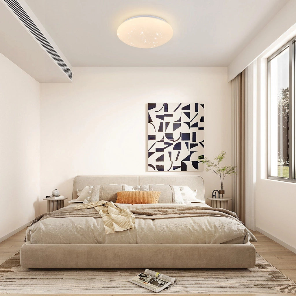 ZMH Lampada da soffitto LED da soffitto con cielo stellato da 12 W per camera da letto - Design moderno ed elegante