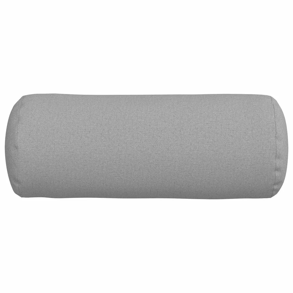 Cuscini a rullo 2 pcs Grigio Nuvola Ø 15 x 40 cm Tessuto