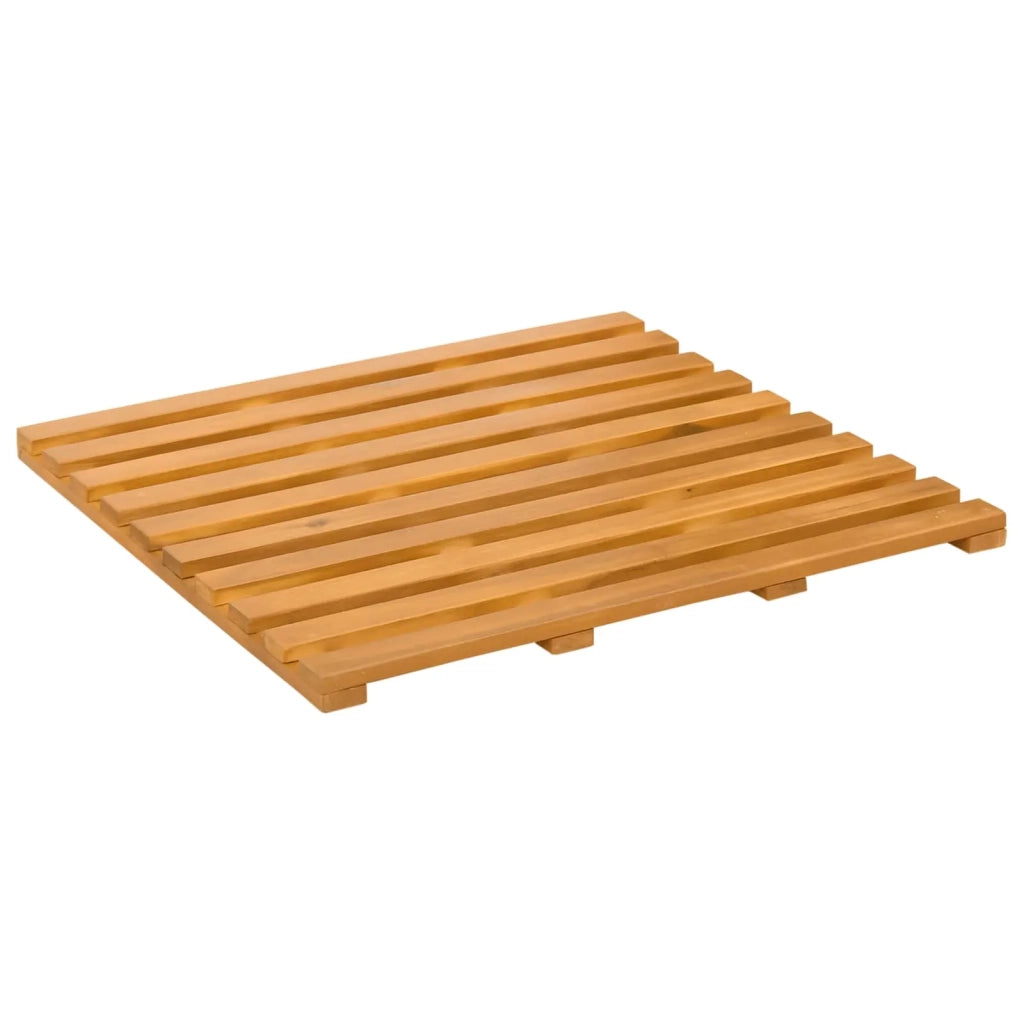 Tappeto da bagno Tinta unita Marrone 50 x 48 x 2,5 cm legno CFW7789659