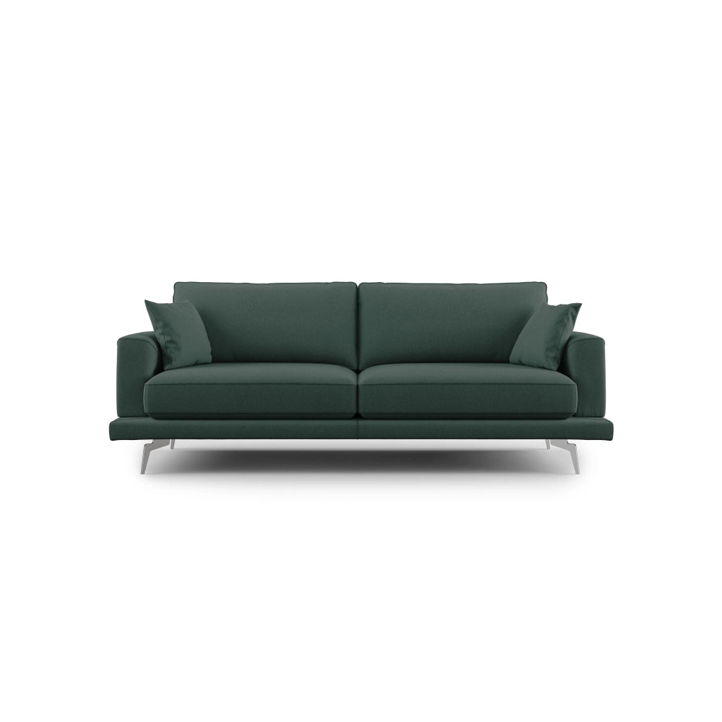 Dorian Divano moderno in tessuto morbido antimacchia T05 178 cm verde