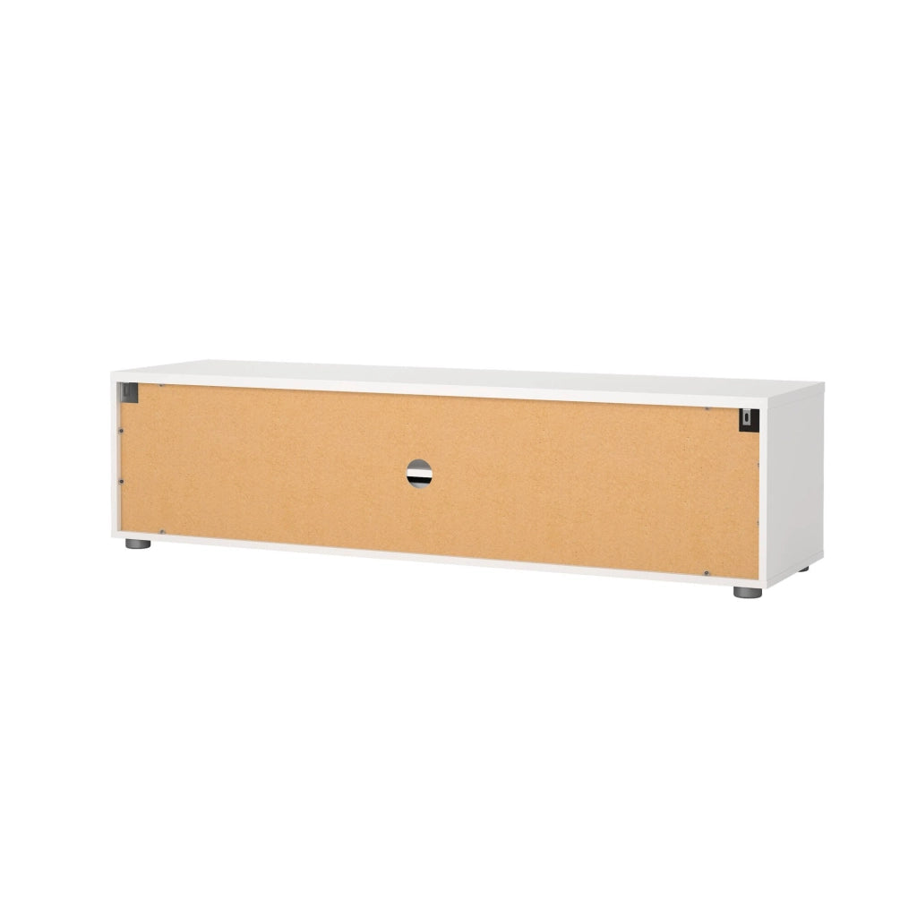 Charo, Mobile Porta tv un Cassetto, 147.2x39.8x38.4h cm Bianco