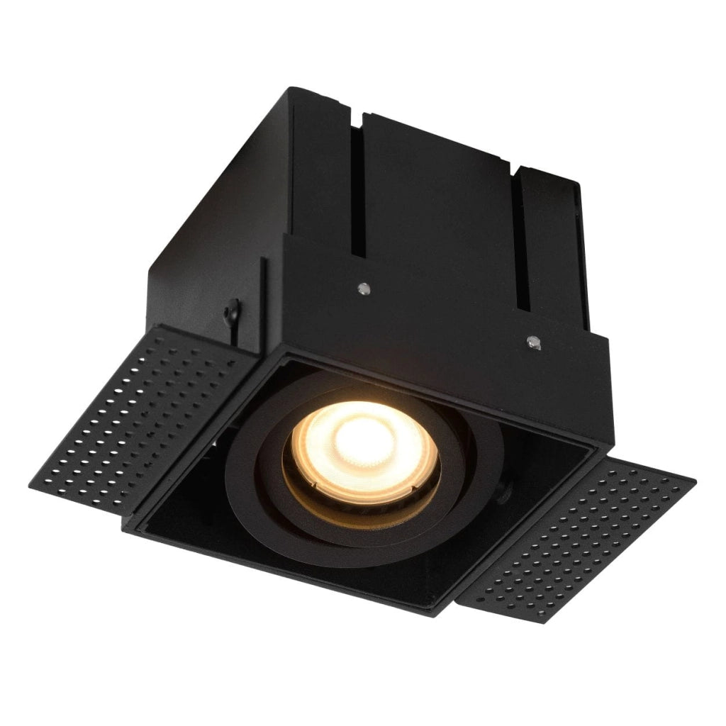Faretto incasso trimless Lucide TRIMLESS GU10 5W nero