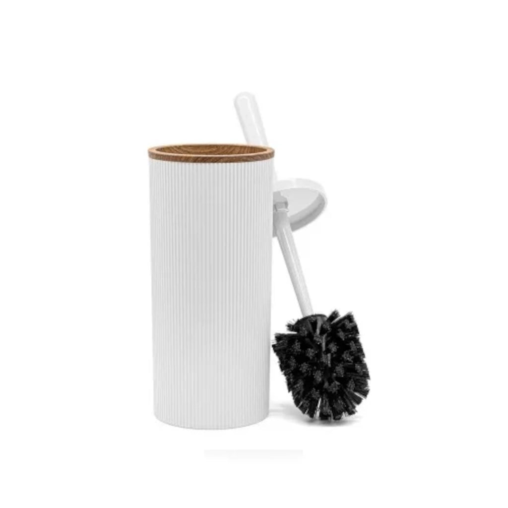 PORTASCOPINO LONDON H34CM BIANCO / LEGNO