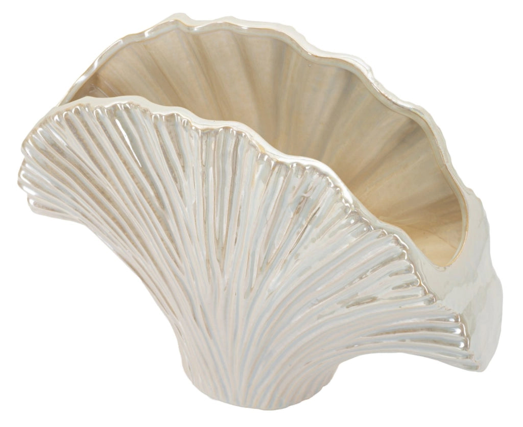 Vaso Perly 35,5x11,5x27 cm in Ceramica Perla
