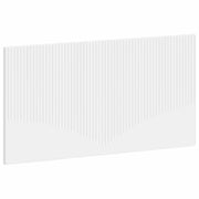 Testiera da Muro HOORN Bianco Legno ingegnerizzato 897415