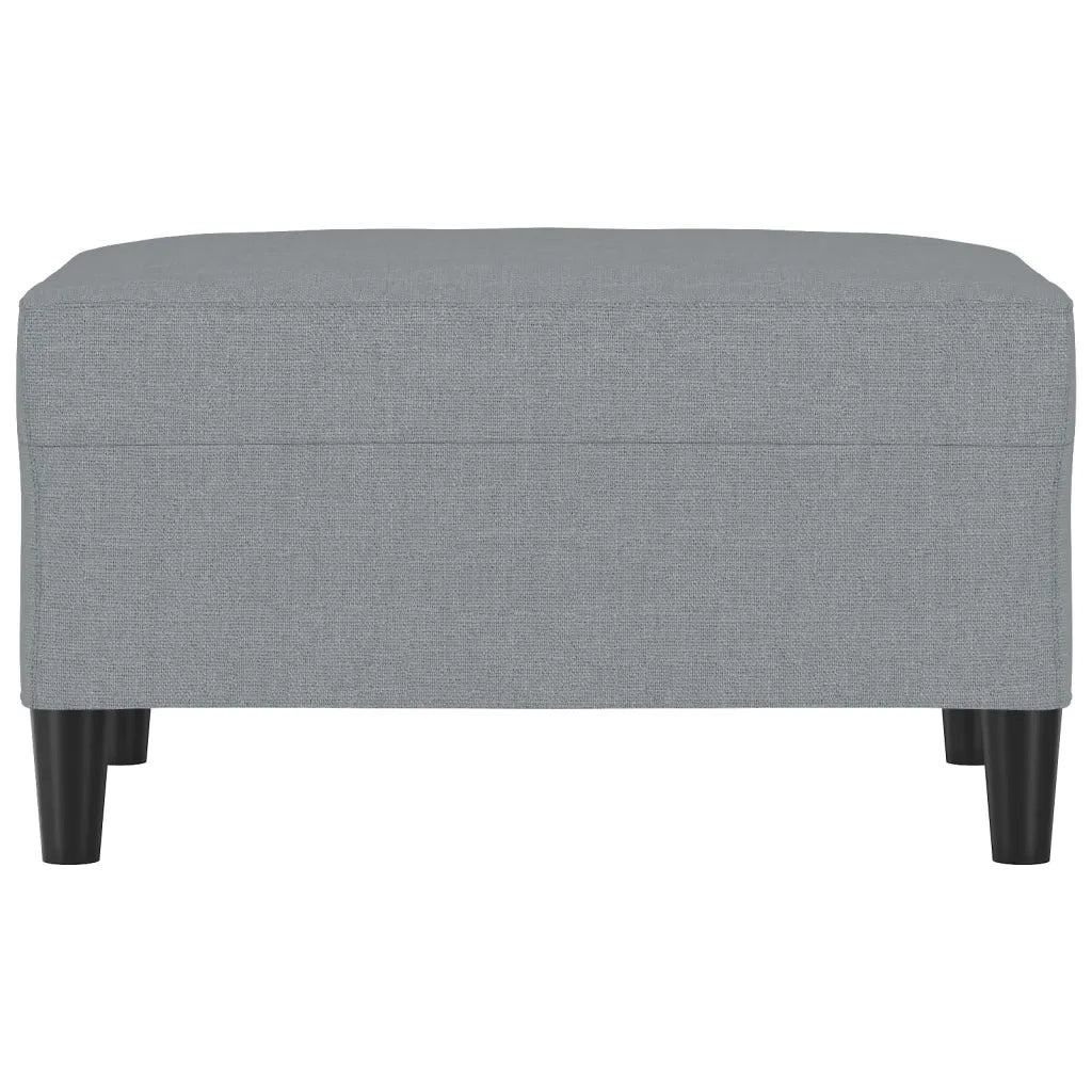 Poggiapiedi Grigio Chiaro 70x55x41 cm in Tessuto cod mxl 68013