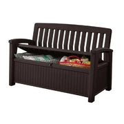 Cassapanca Panchina Patio Bench Drak Grey 227 Litri 132 x 61 x 89 cm