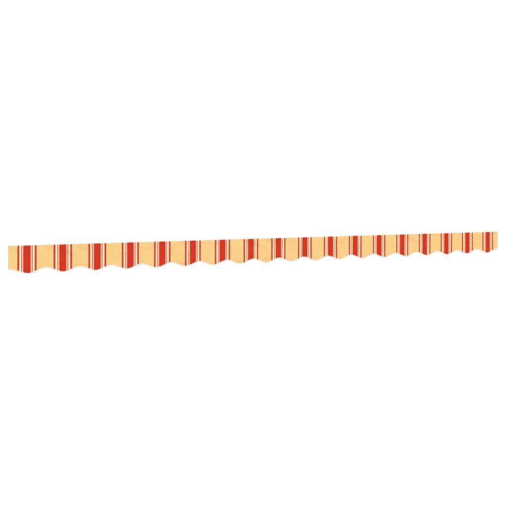 Tessuto Ricambio Mantovana Tenda Righe Giallo e Arancione 4,5 m 367795