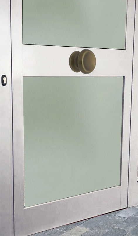 Pomolo fisso per porta SAGUATTI 166/80GB in alluminio bronzo satinato