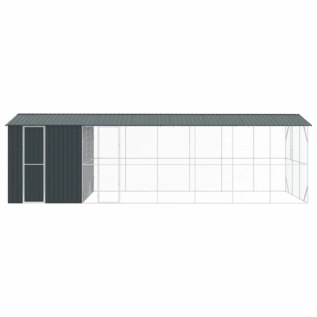 Gabbia per uccelli Antracite 860 x 310 x 247 cm Acciaio zincato 3325164