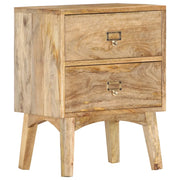 Comodino 40x35x55 cm in Legno Massello di Mango cod mxl 30701