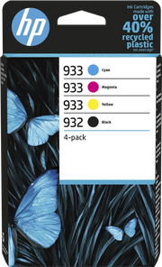 HP Confezione da 4 inchiostri originali 932/933 nero, ciano, magenta, giallo