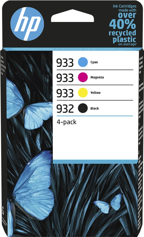 HP Confezione da 4 inchiostri originali 932/933 nero, ciano, magenta, giallo