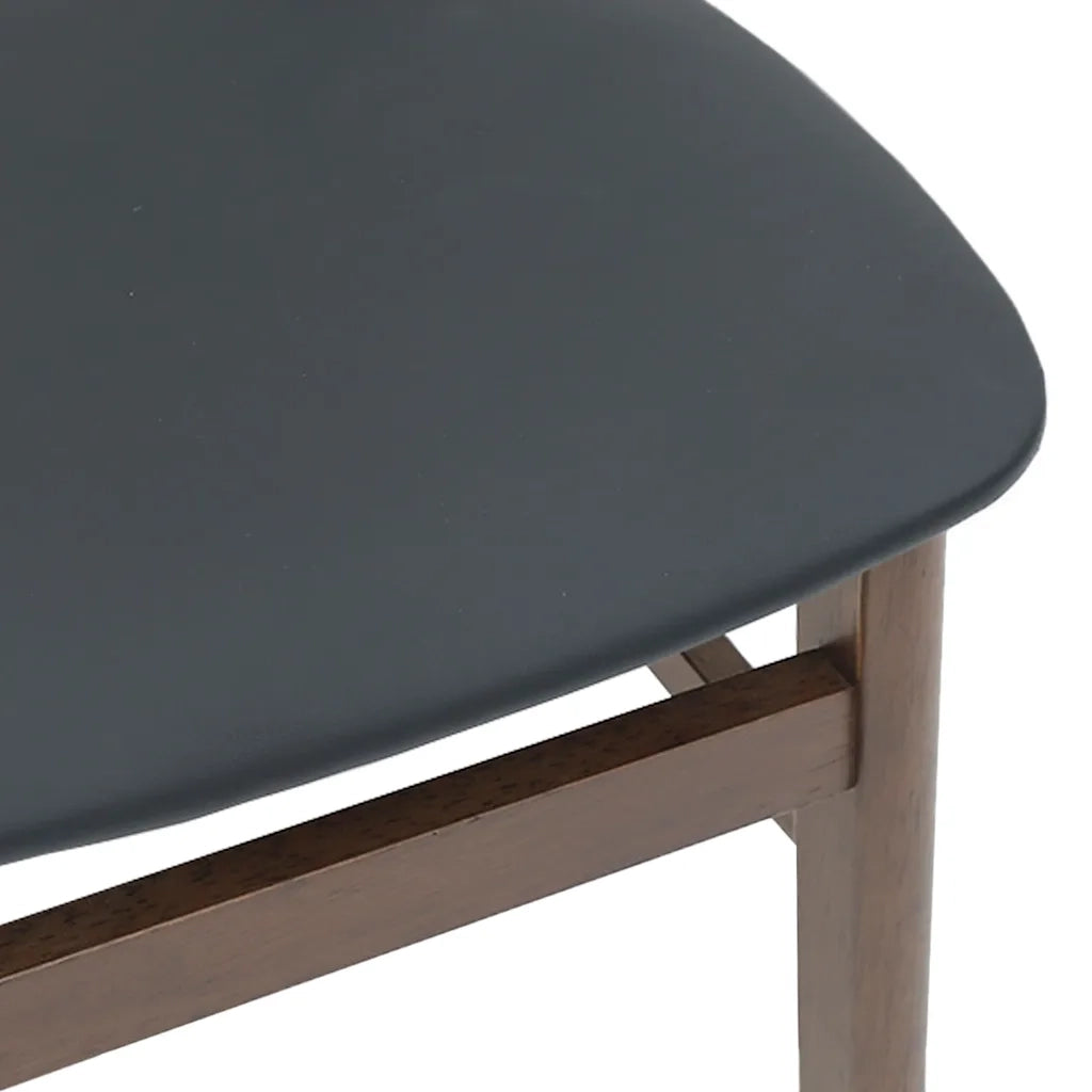 Sedie da Pranzo con Cuscini 2pz Marrone Legno Massello di Hevea