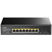 Cudy gs1008ps2 - 8-port gigabit poe+ switch with 2 gigabit sfp slot 120w - CUDGS1008PS2