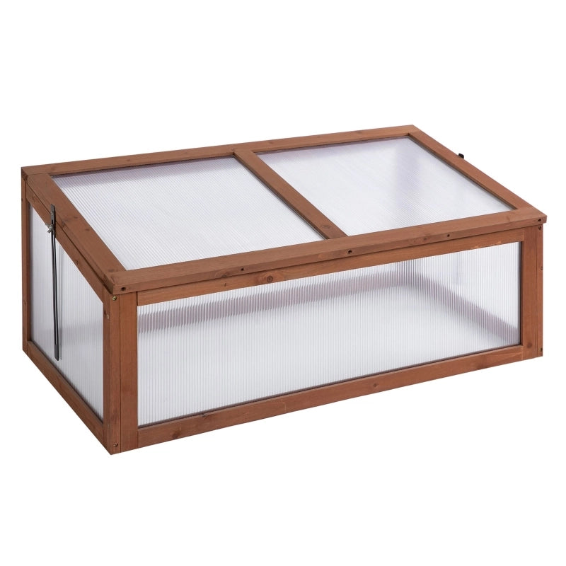 Mini serra, piccola serra da giardino, con pannelli in PC, buona trasmissione della luce, 100L x 65W x 40H cm