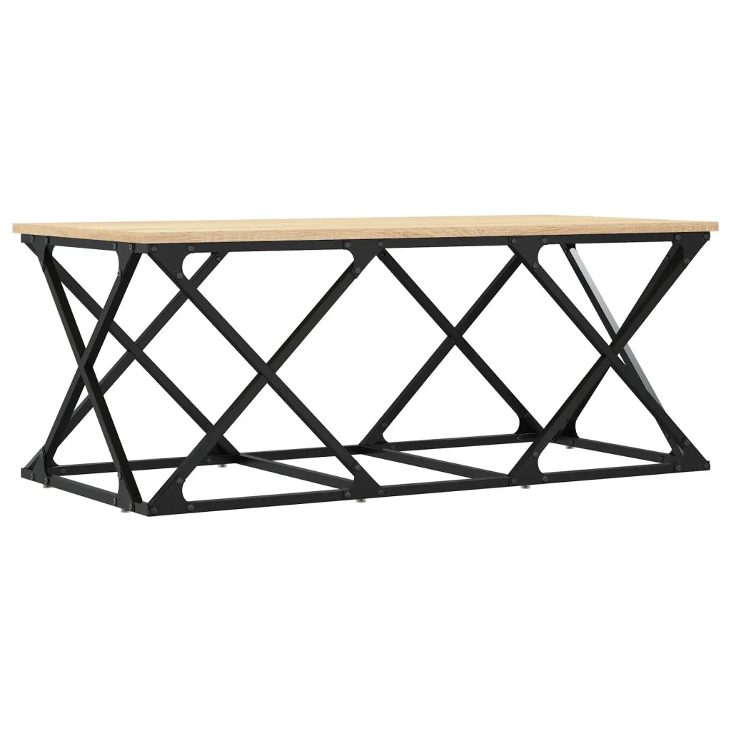 Tavolino da Salotto Rovere Sonoma 100x49x40cm Legno Multistrato 835360