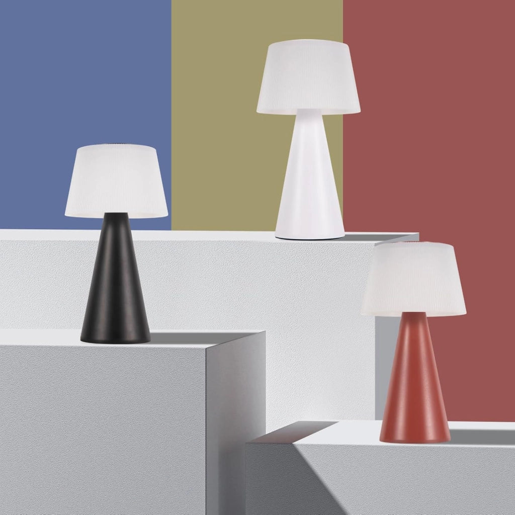 ZMH Lampada da tavolo LED wireless 3600mAh batteria dimmerabile moderna per soggiorno