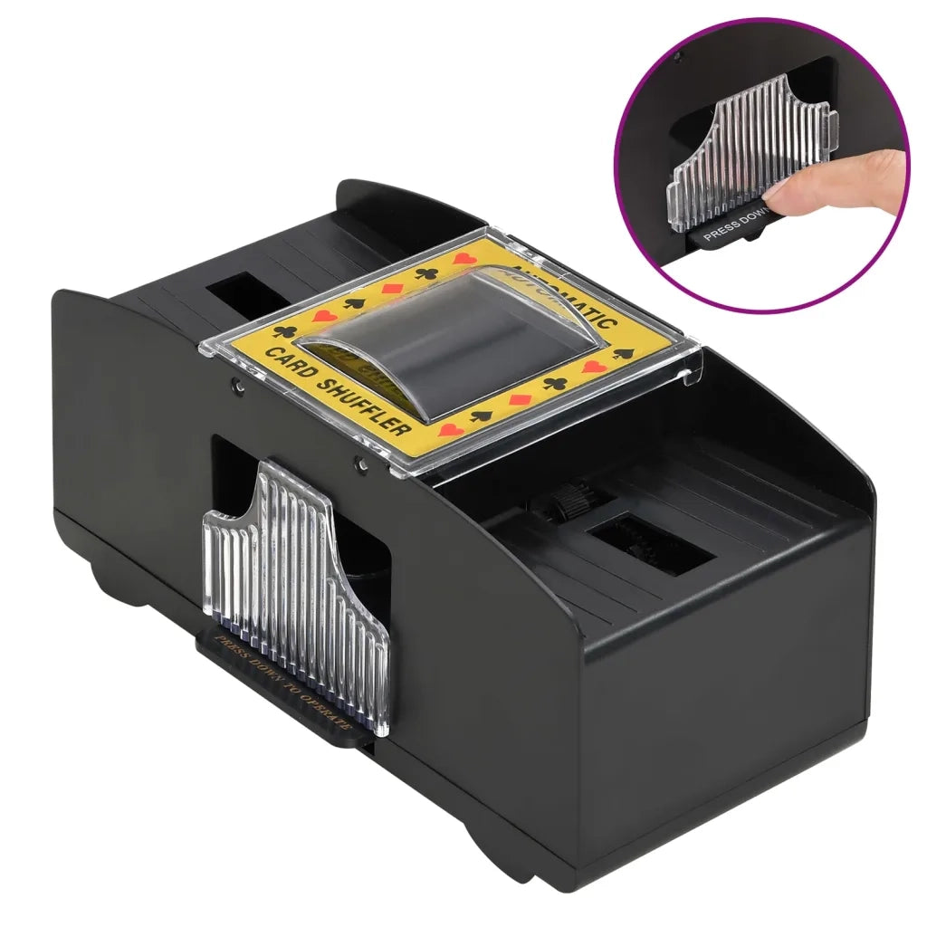 Mescolatore Automatico di Carte Nero 2 Mazzicod mxl 131379