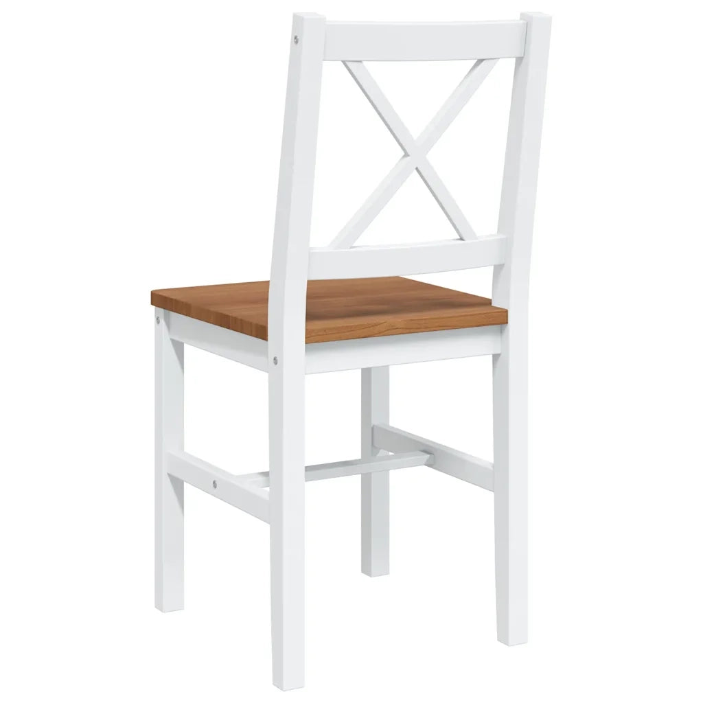 Set da Pranzo 5 pz Marrone e Bianco 240884