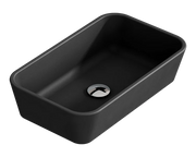 Lavabo da appoggio Solid Surface CALPE - nero