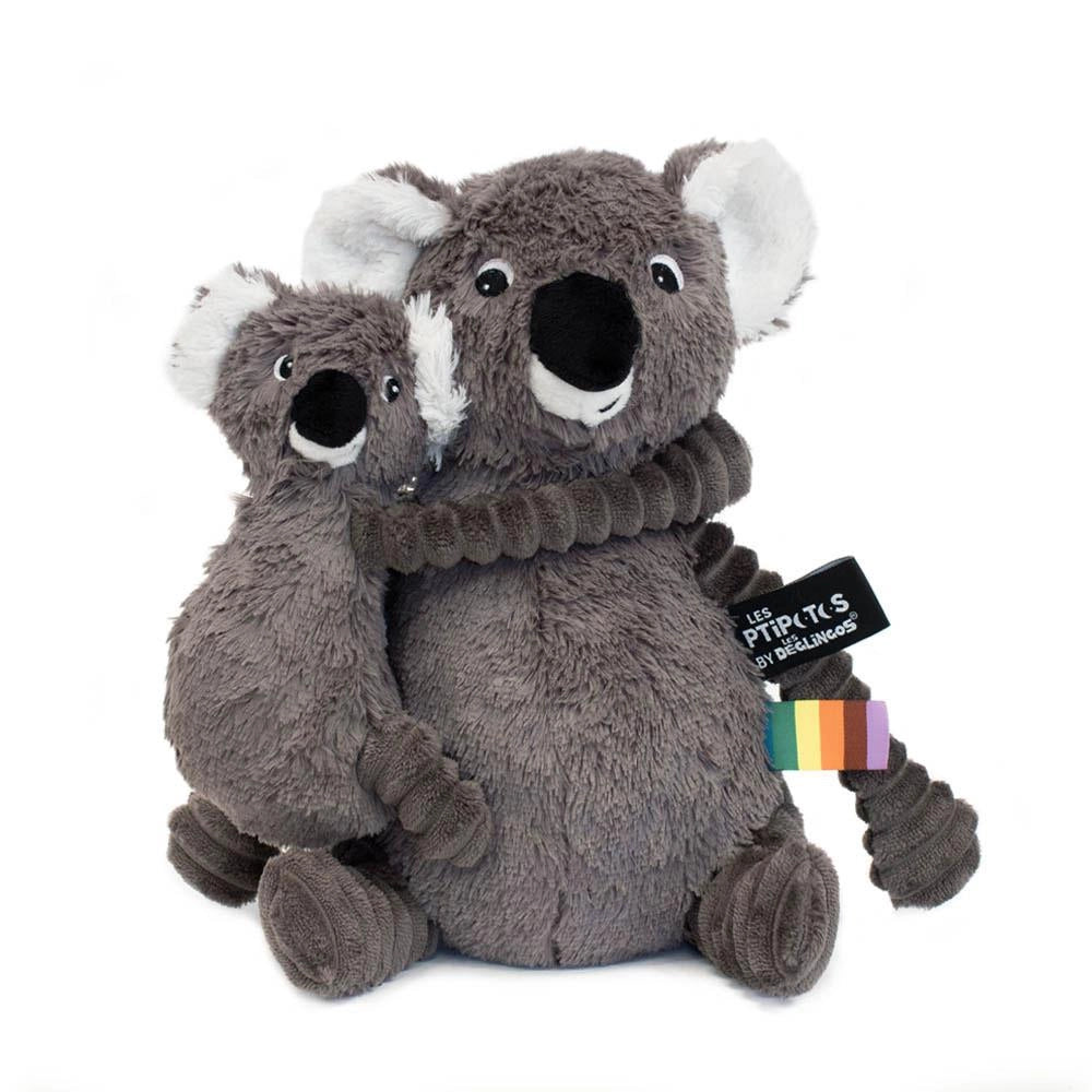 Les Ptipotos - TRANKILOU THE KOALA MOM e BABY GREY