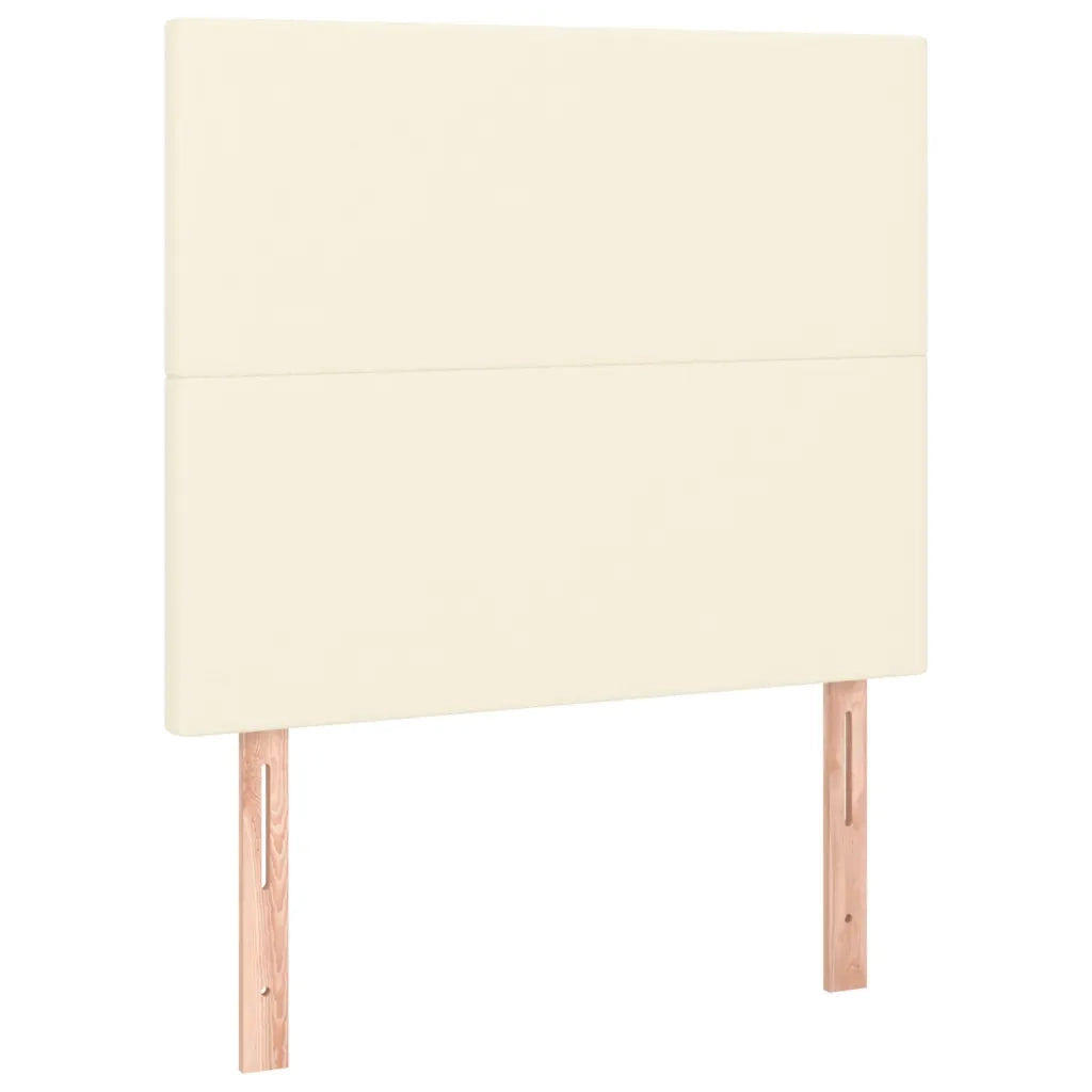 Giroletto a Molle con Materasso Crema 80x200 cm in Similpelle 3132347