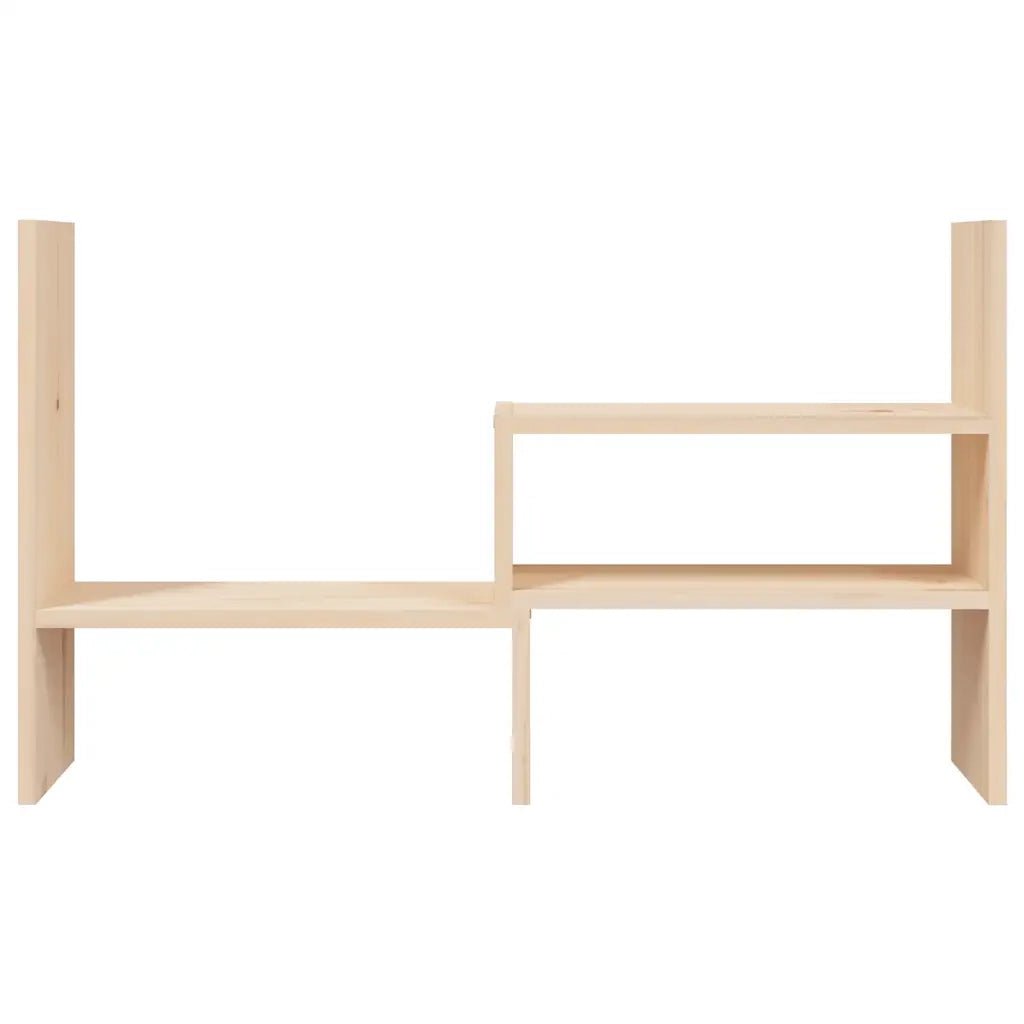 Supporto per Monitor (39-72)x17x43 cm in Legno Massello di Pino 814009