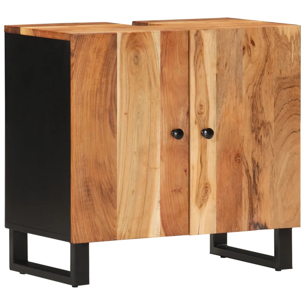 Set Mobili da Bagno 3pz in Legno Massello di Acacia 3200638