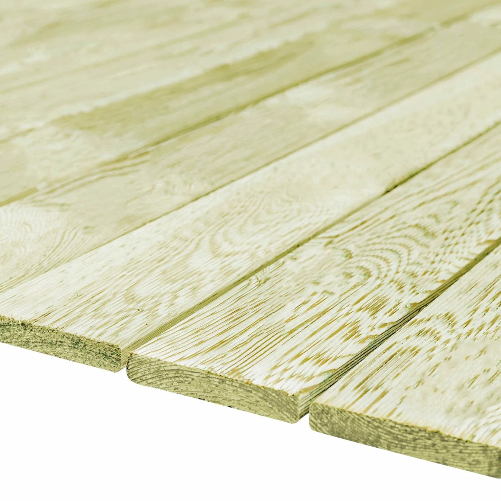 Pavimento da Deck 12 pcs Verde impregnato 1,44 m²