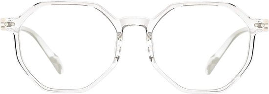 Occhiali da lettura senza filtro blu per computer e TV - Unisex - Translucido - Con tessuto di protezione - Occhiali per schermi - Occhiali per prevenire occhi stanchi