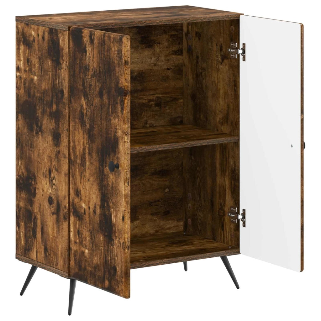Mobiletto da Bagno BREDA Rovere Fumo 59,5 x 31 x 80 cm 897500