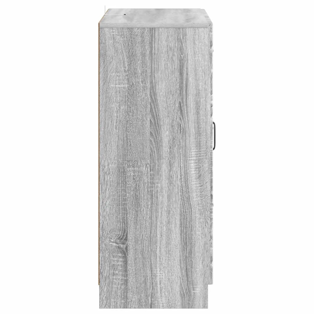 Credenza Grigio Sonoma 66 x 34,5 x 87 cm Legno ingegnerizzato 895781
