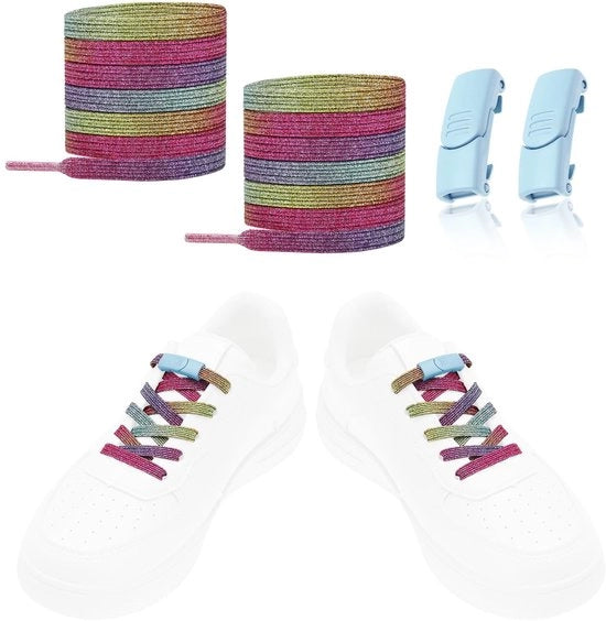 Cinture senza lacci per scarpe - Chiusura magnetica - Tempo di risparmio - Adatto a sneakers e stivali - Adatto per bambini e anziani