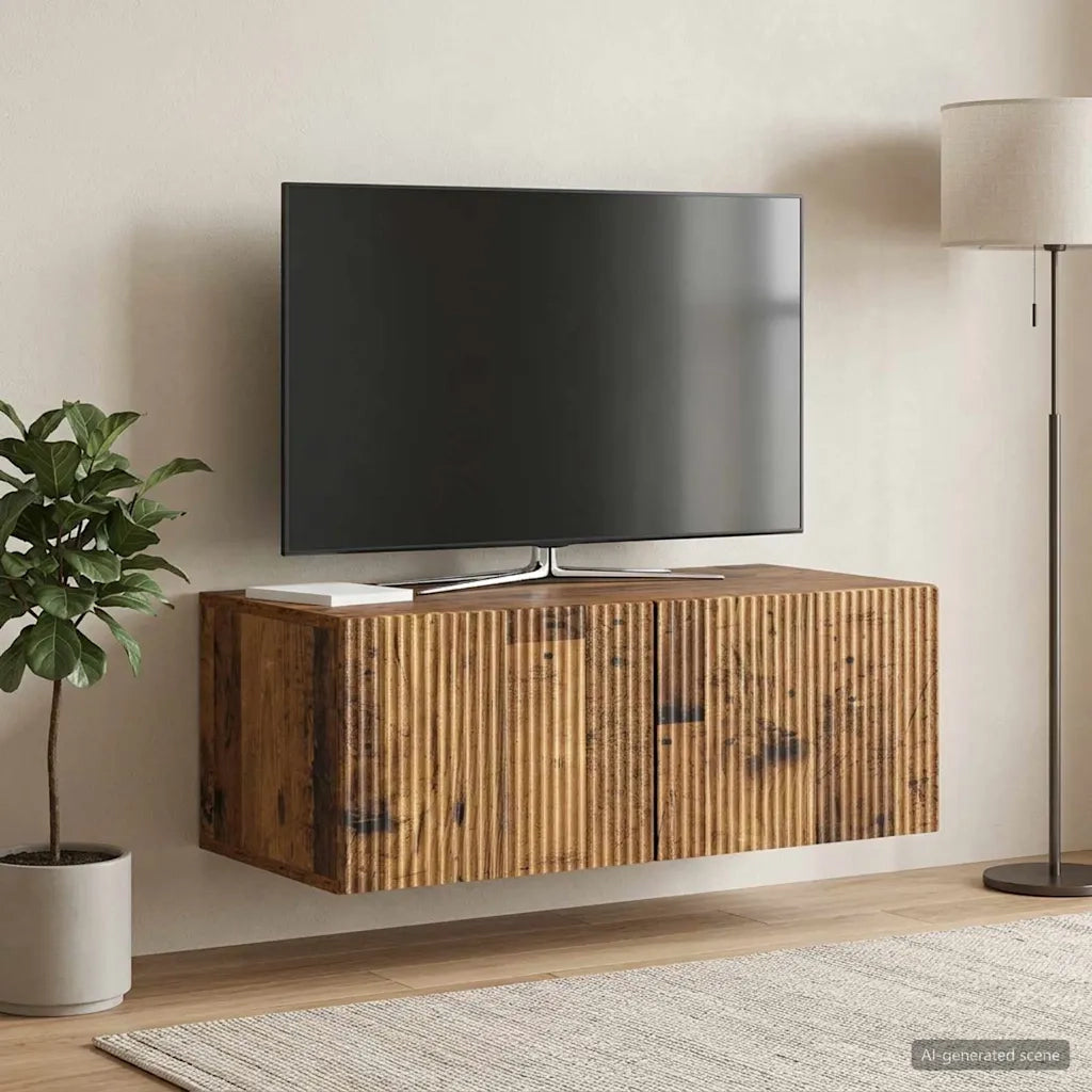 Mobile Porta TV da Muro Legno antico 78,5 x 41 x 30 cm 898523