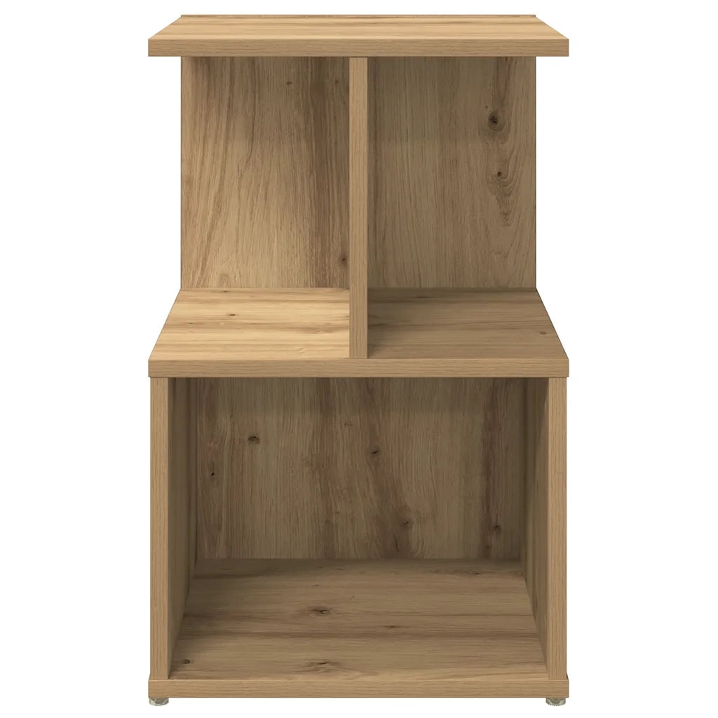 Comodino Rovere Artigianale 35x35x55 cm in Legno Multistrato 856532