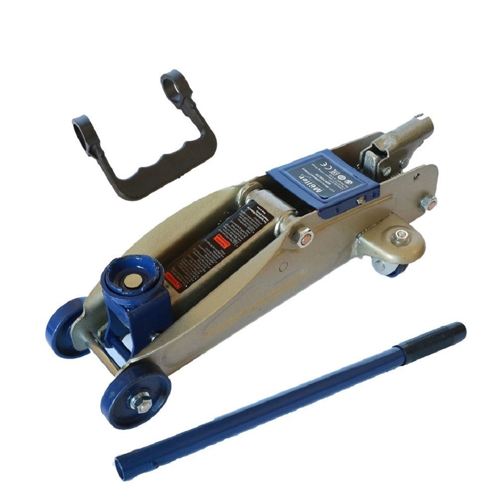 Trade Shop - Kit Coppia Cavalletti + Crick Cric 2.5 Tonnellate Sollevatore Idraulico 2.5 Ton -